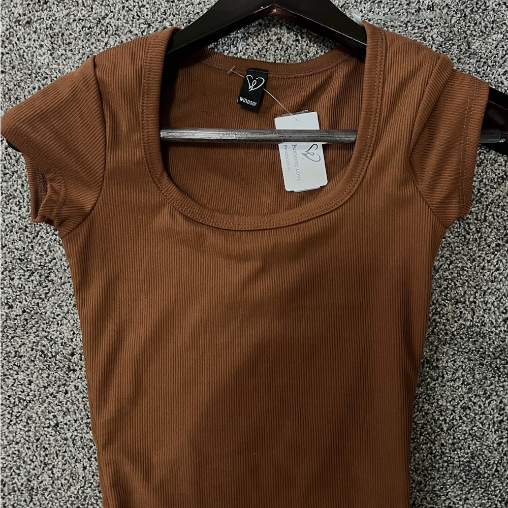 Brown crop top from Windsor NWT